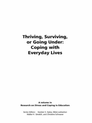 cover image of Thriving, Surviving or Going Under